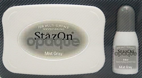 Ink Pads Stazon + Refill Mist gray (1 pc)