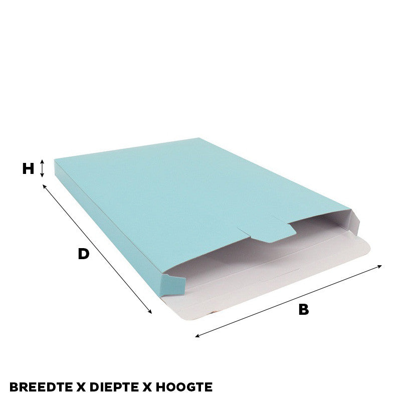 Shipping boxes 16x25x2,9cm Light blue (100 pcs)