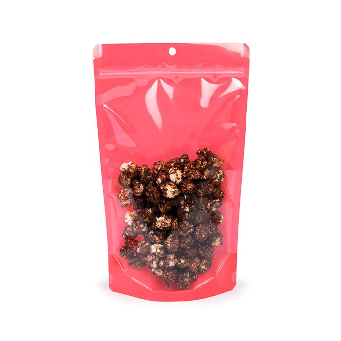 Stand Up Pouches Transparent/Neon Watermelon 17,2x8,9x28,6 cm