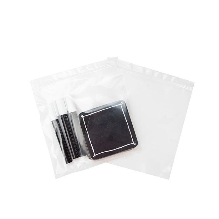 Grip Seal Bags 20.5x20.5cm Crystal Clear PP 50 micron