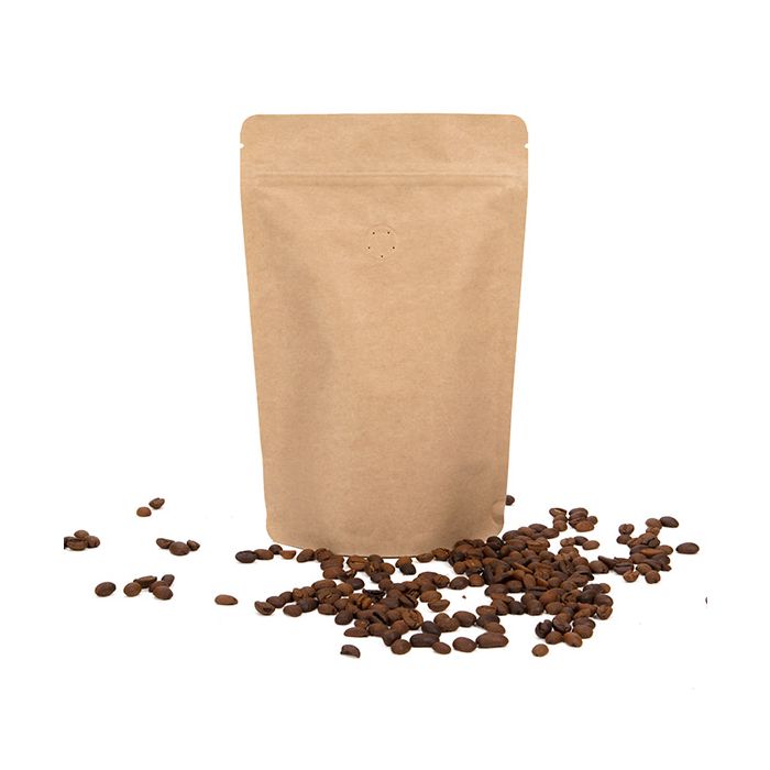 Stand Up Pouches Kraft 13x7,9x20,6cm w/Valve