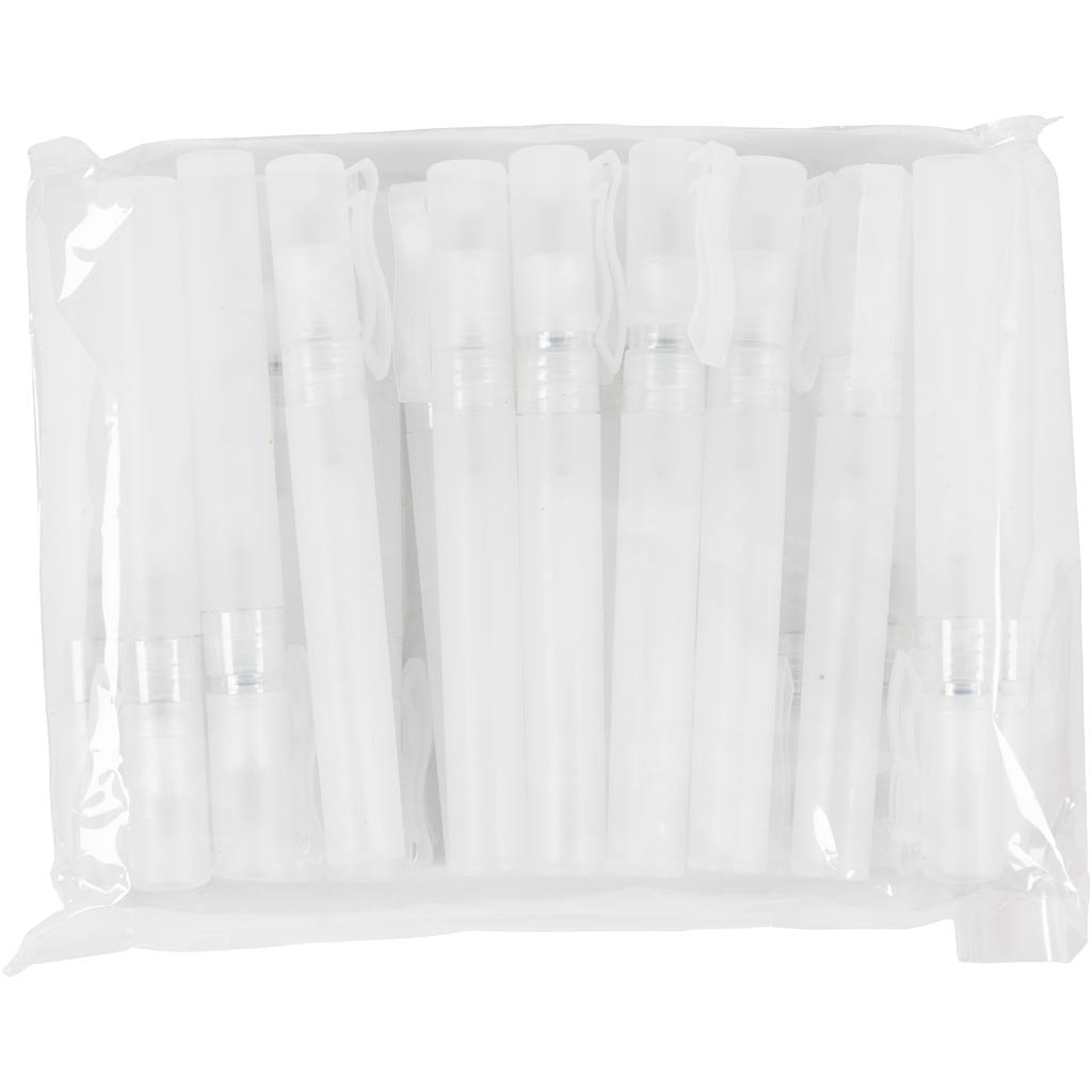 Sprayflesje, 10 ml, mat transparant, 20 stuk/ 1 doos [HOB-10323]