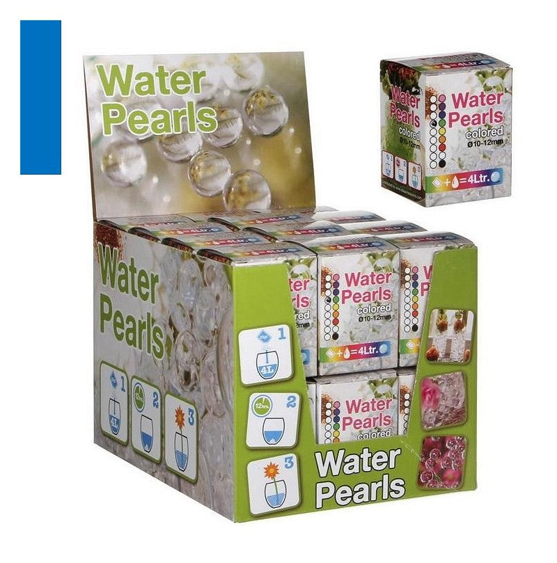 Blauwe water parels 10-12 mm (1 doos) [IFS-10334]
