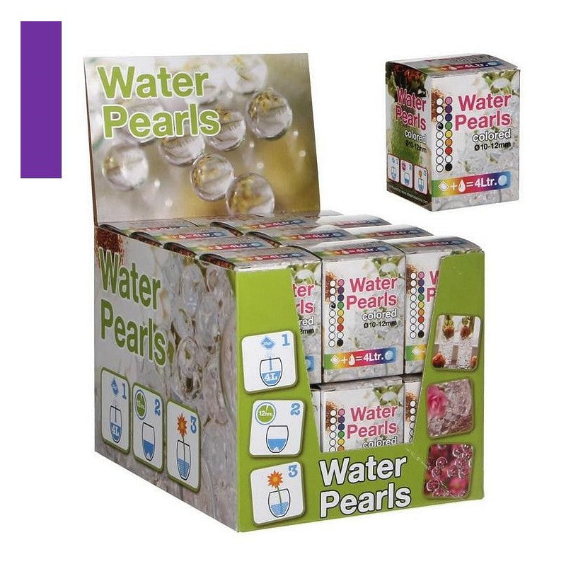 Paarse water parels 10-12 mm (1 doos) [IFS-10338]