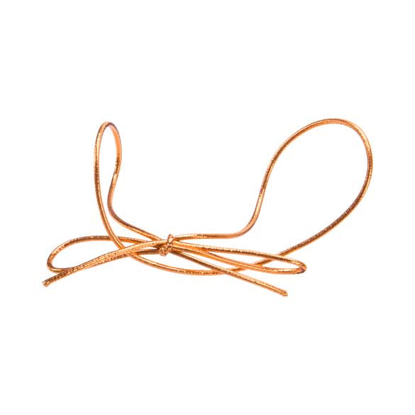 Versierelastiek Metallic Koper 25,5cm (50 stuks) [10MC]