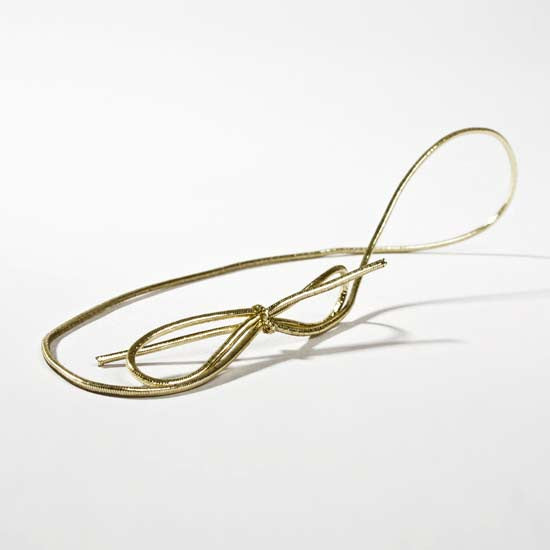 Versierelastiek Metallic Goud 20cm (50 stuks) [8MG]