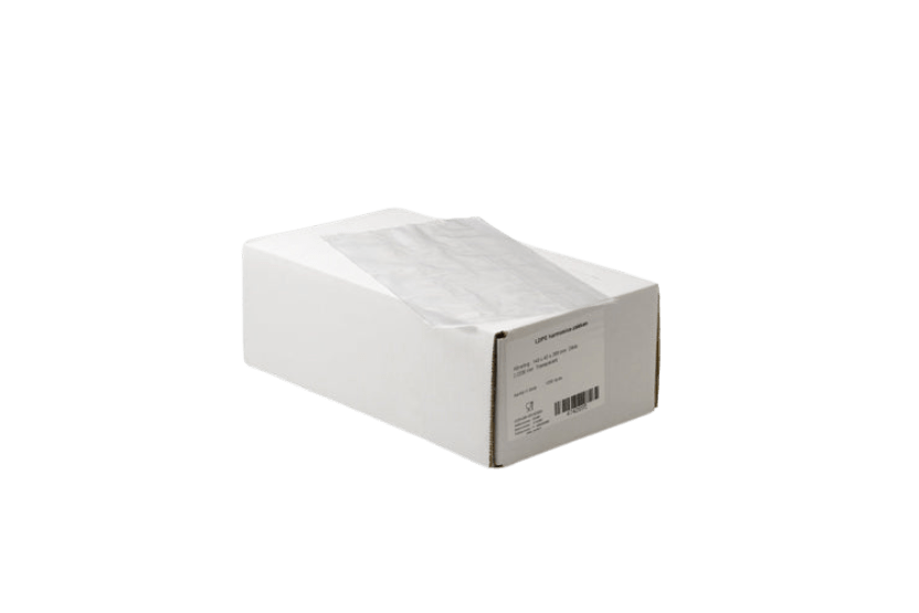 Poly bags 14/4x26cm 20mu