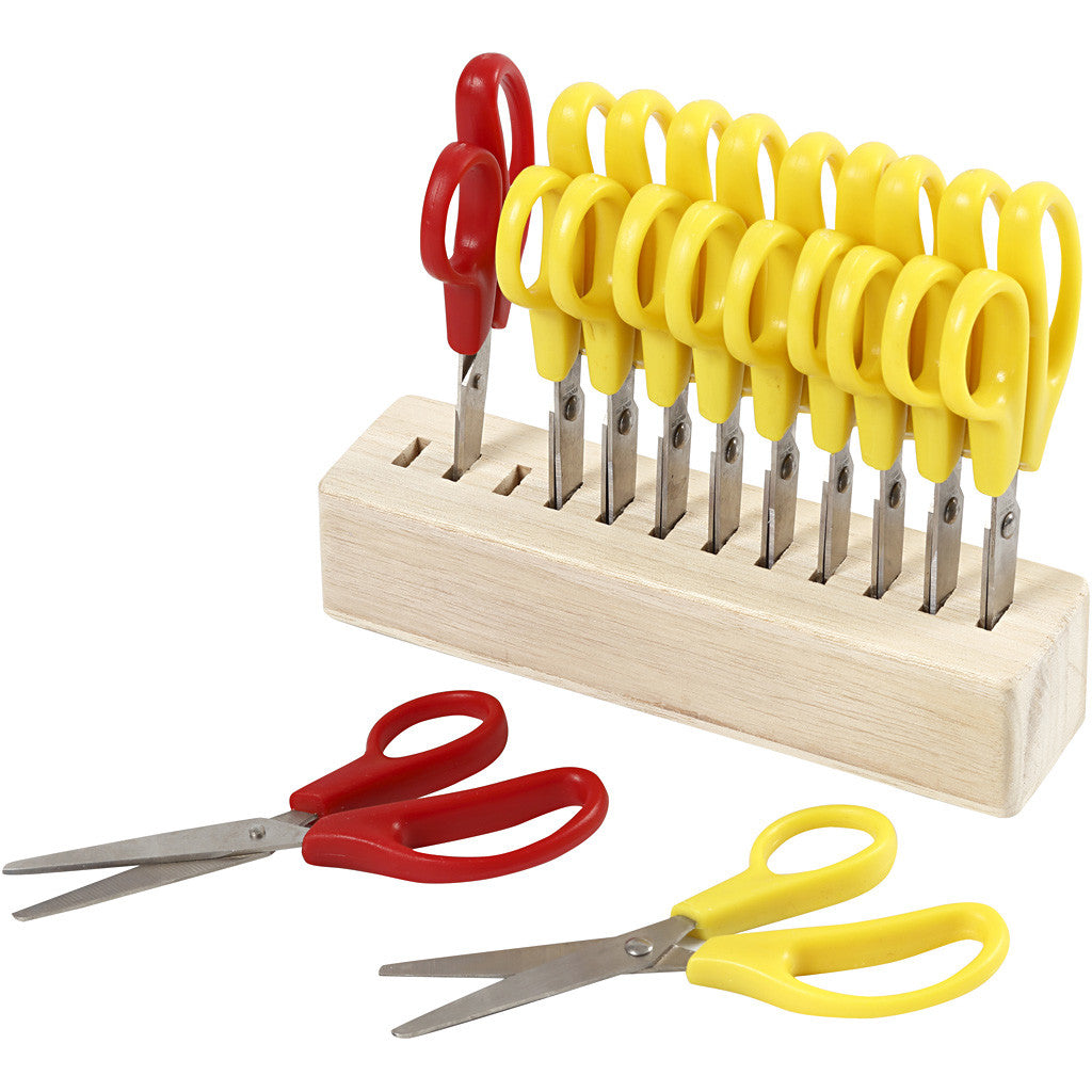 Kinderschaar, L: 12,5 cm, rond, 12 stuk/ 1 doos [HOB-11190]