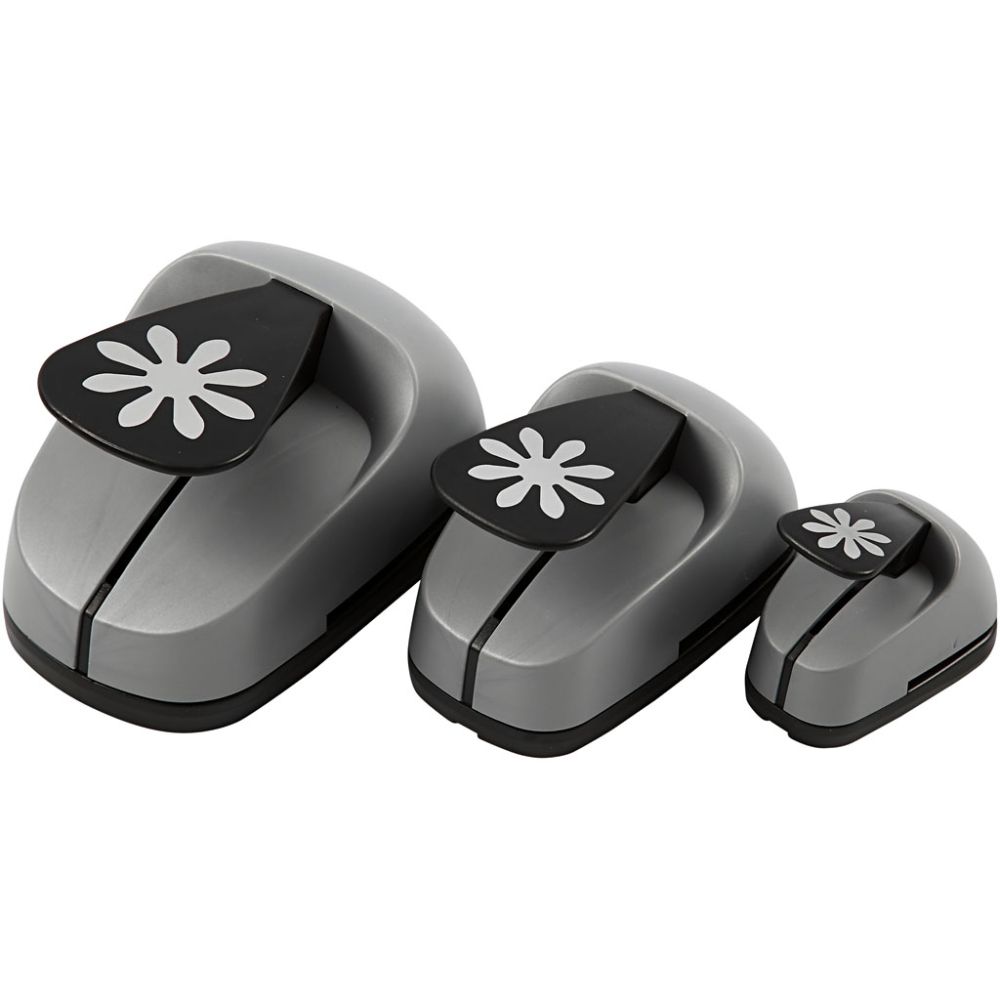 Ponsen set, madelief, afm 25+49+75 mm, 3 stuk/ 1 doos [HOB-112910]