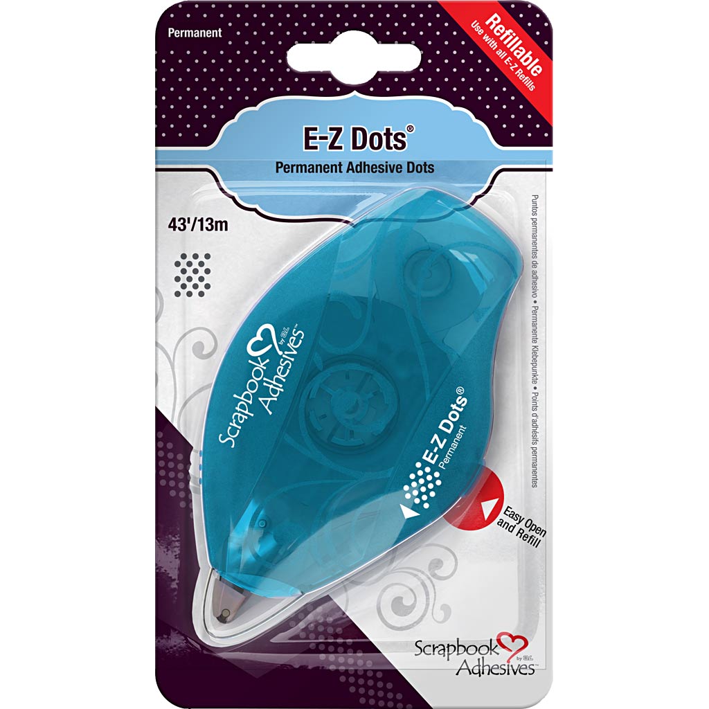 E-Z Runner®, dots, permanent, B: 8 mm, 13 m/ 1 rol [HOB-11557]