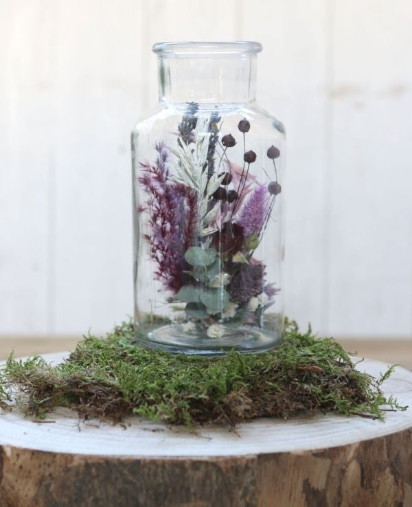 Glazen Medicijnvaas 16cm hoog Ø 8cm (tray met 12 stuks) [IFS-129195]