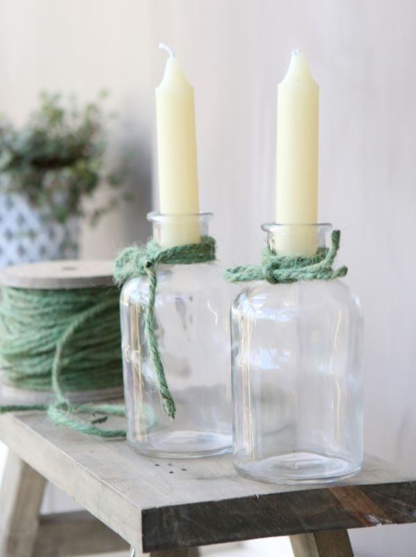 Glazen Fles Ø7 h: 12 cm Transparant (20 stuks) [IFS-129196]