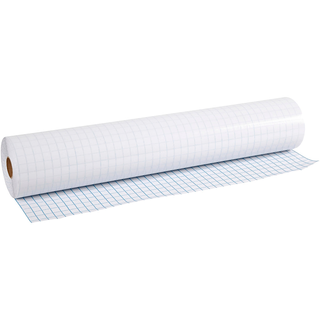 Transparent sticky back plastic, self-adhesive, W: 40 cm, thickness 80 my, glossy, 25 m/ 1 roll