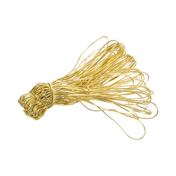 Versierelastiek Metallic Goud 40,5cm (50 stuks) [16MG]