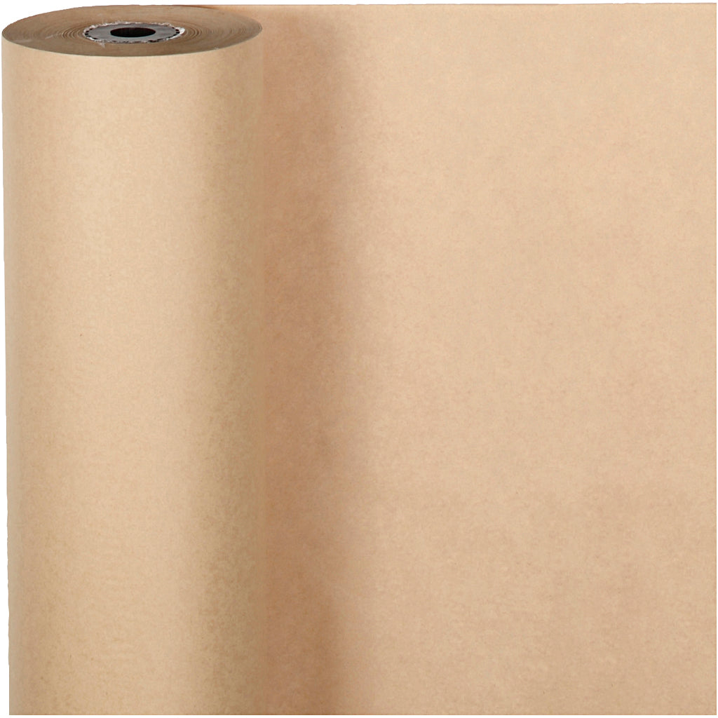 Wrapping Paper, W: 50 cm, 60 g, beige, 100 m/ 1 roll