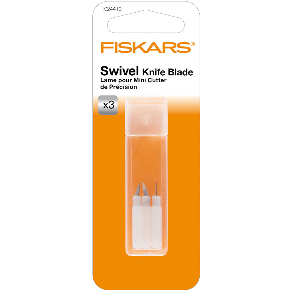 Fiskars Reservemesjes Fiskars Art Knife, L: 5 mm, B: 3 mm, 3 stuk/ 1 doos [HOB-1024410]