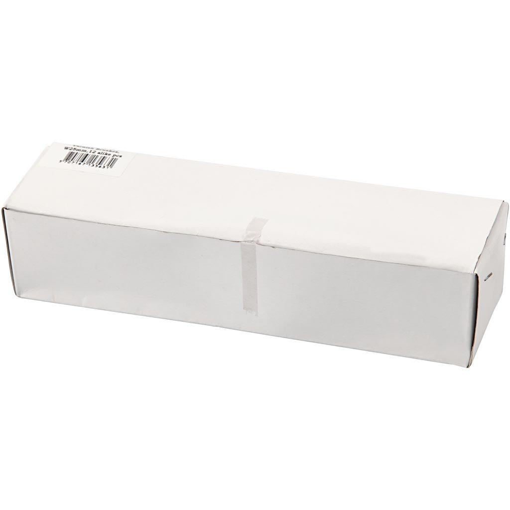 Vernis / Lak kwasten, L: 18,5 cm, B: 25 mm, plat, 12 stuk/ 1 doos [HOB-10425]