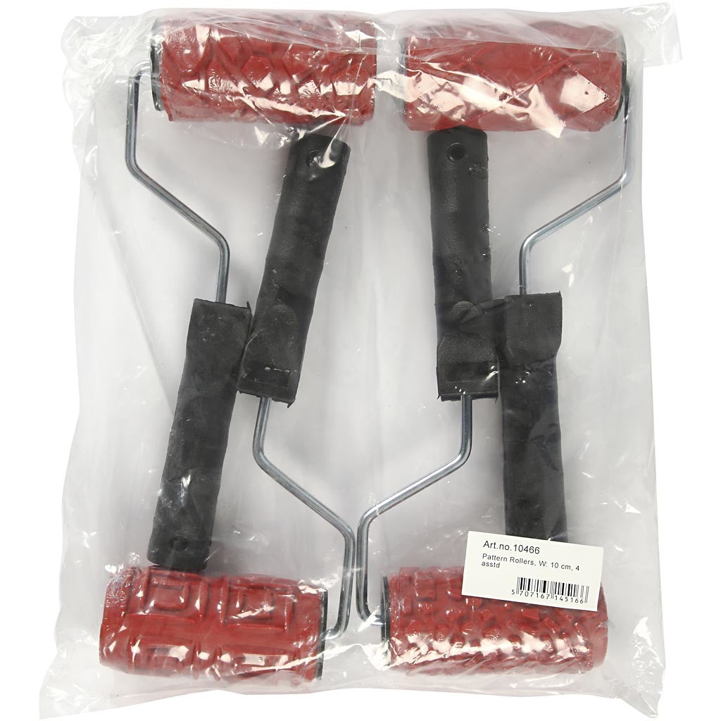 Patroonroller, B: 10 cm, 4 stuk/ 1 doos [HOB-10466]