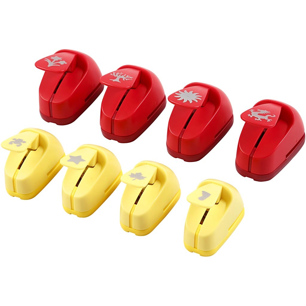 Papier ponsen, Elke dag, afm 15+23 mm, 2x4 stuk/ 1 doos [HOB-11269]