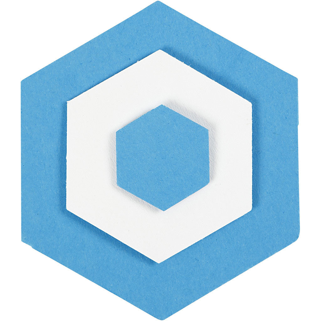 Ponsen set, zeskant, afm 25+49+75 mm, 3 stuk/ 1 doos [HOB-11271]