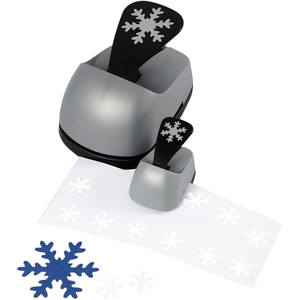 Ponsen set, ijskristallen, afm 25+49+75 mm, 3 stuk/ 1 doos [HOB-112960]