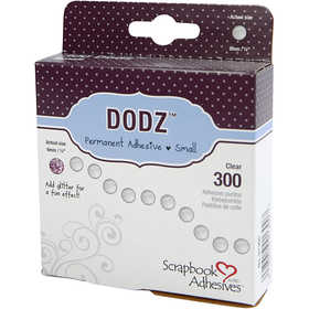 Dodz Zelfklevende Dots, d 6 mm, dikte 0,5 mm, 300 stuk/ 1 doos [HOB-11566]