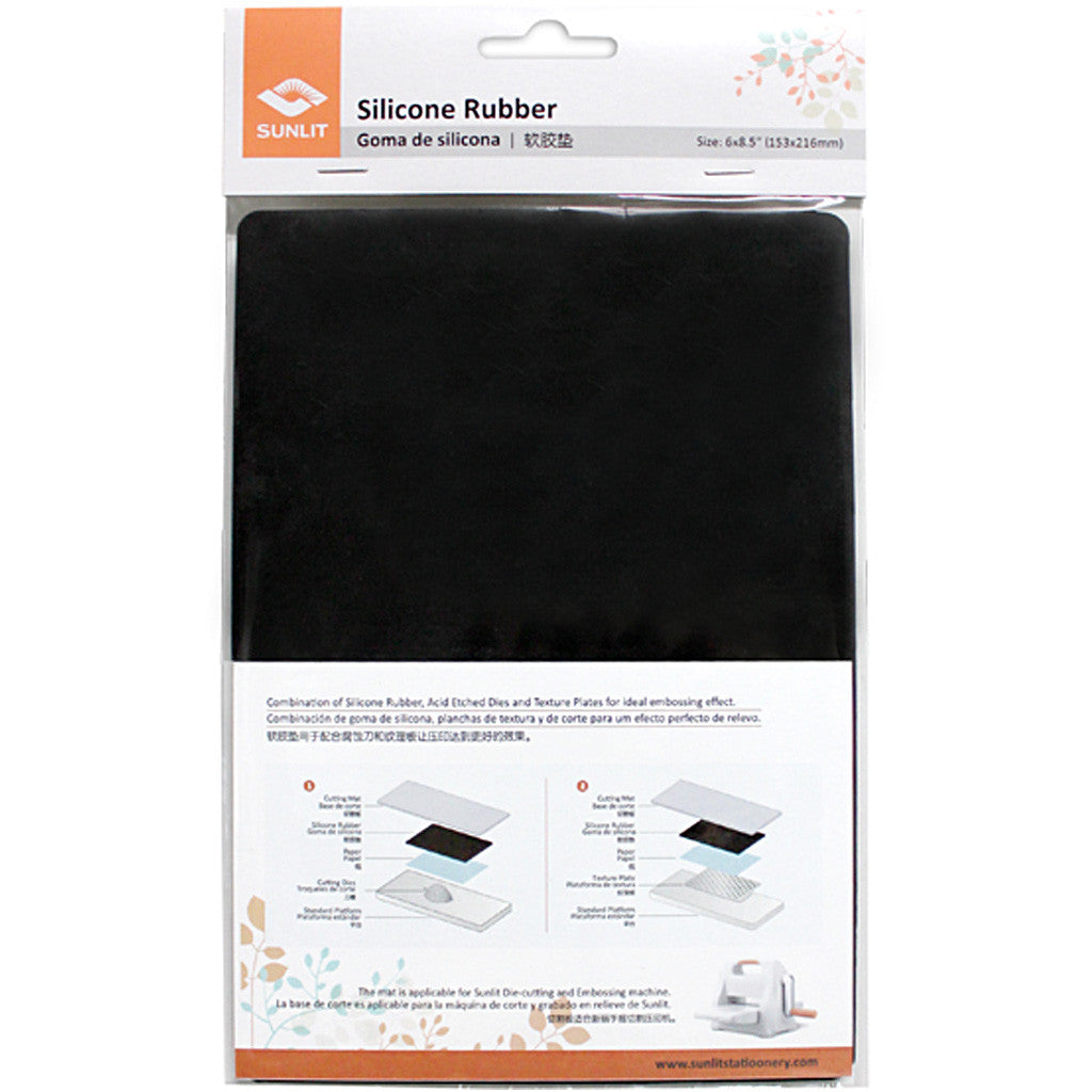 Silicone mat, afm 15,3x21,6 cm, dikte 2 mm, 1 stuk [HOB-11762]