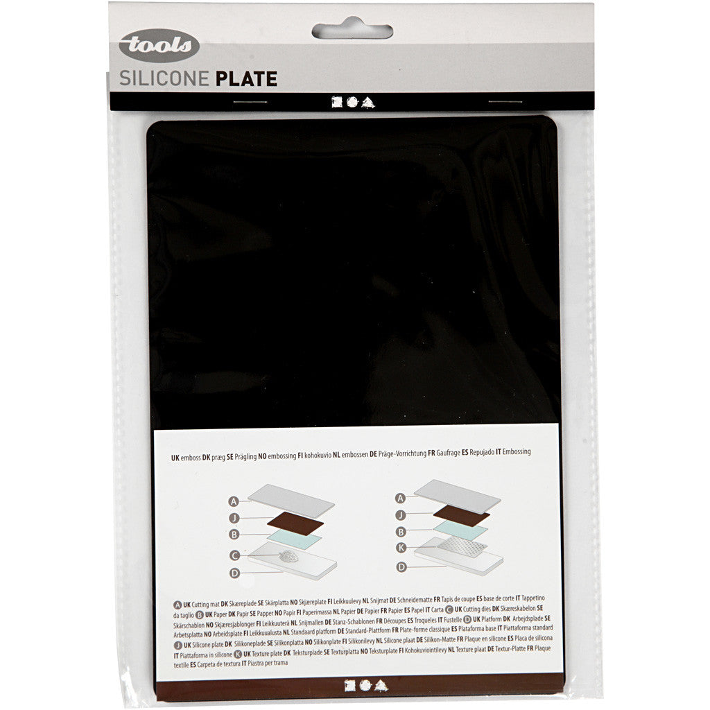 Silicone mat, afm 15,3x21,6 cm, dikte 2 mm, 1 stuk [HOB-11762]