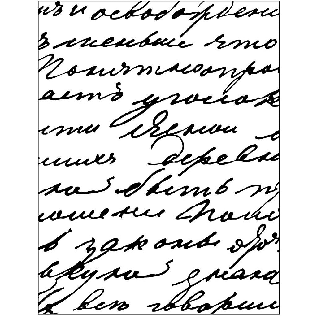 Embossing Folder , woorden, afm 11x14 cm, dikte 2 mm, 1 stuk [HOB-11773]