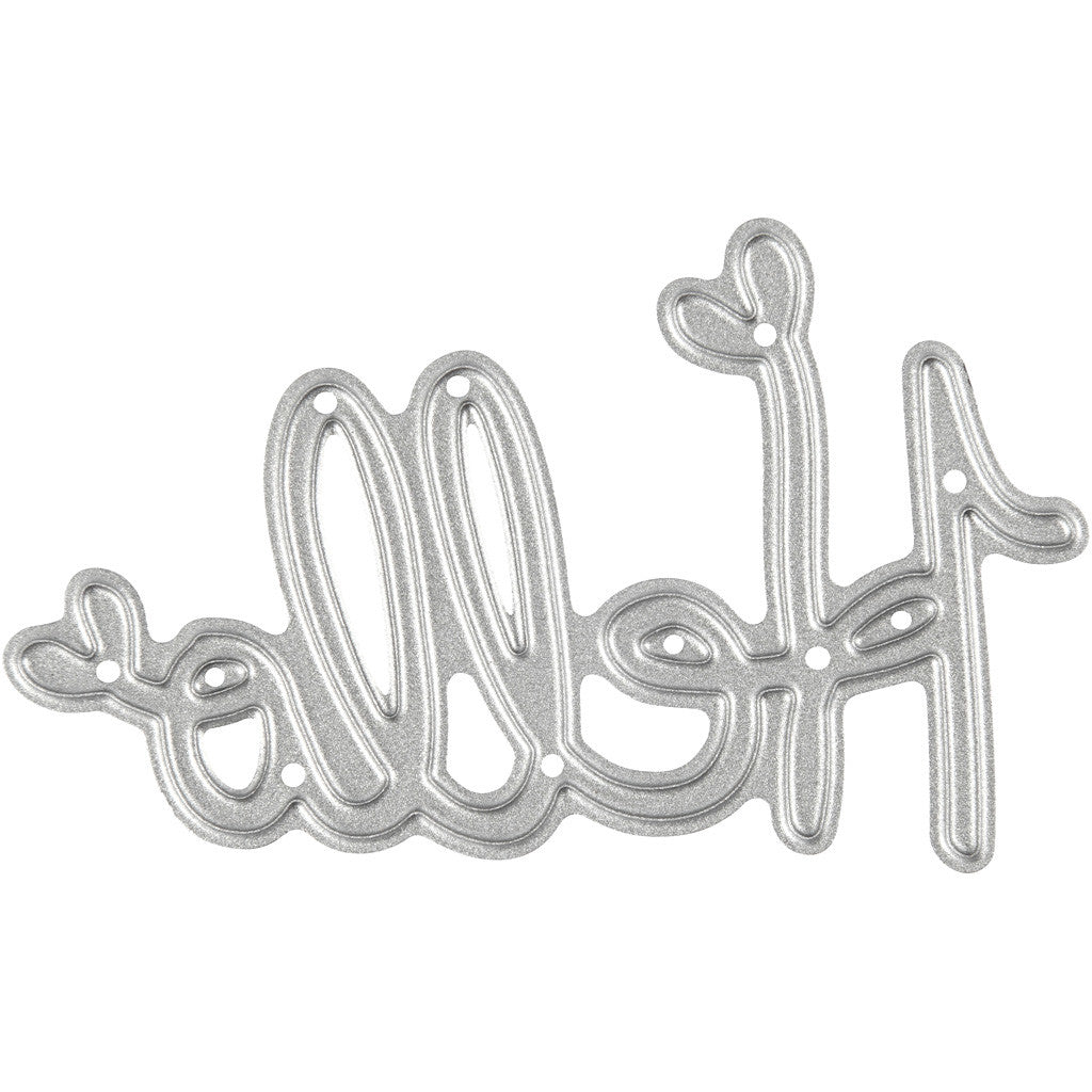 Snijmal, Hello, afm 59x36 mm, 1 stuk [HOB-118004]