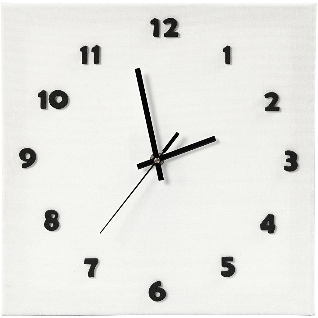 Klokonderdelen en uurwerken, max. afstand 3 mm, zwart, 1 set [HOB-131240]