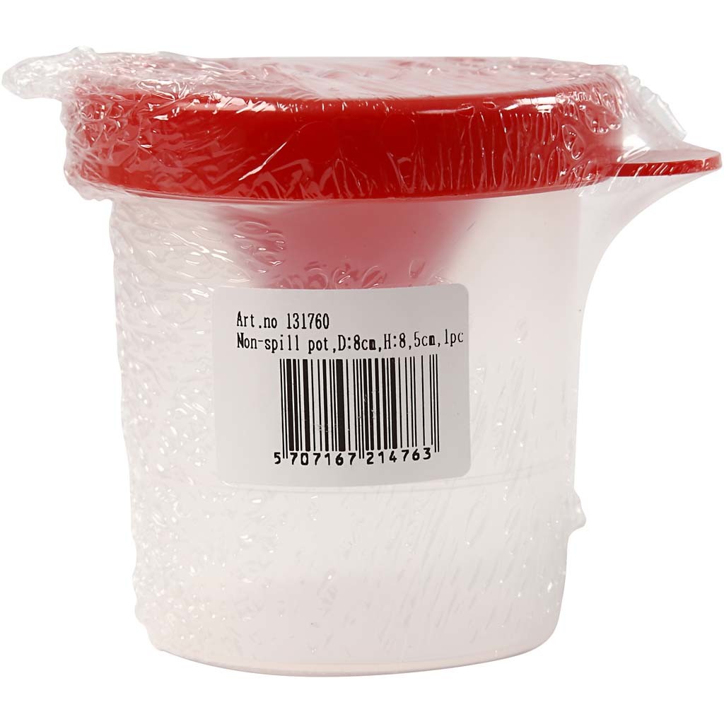 Niet-knoeien pot, H: 8,5 cm, d 8 cm, 250 ml, 1 stuk [HOB-131760]