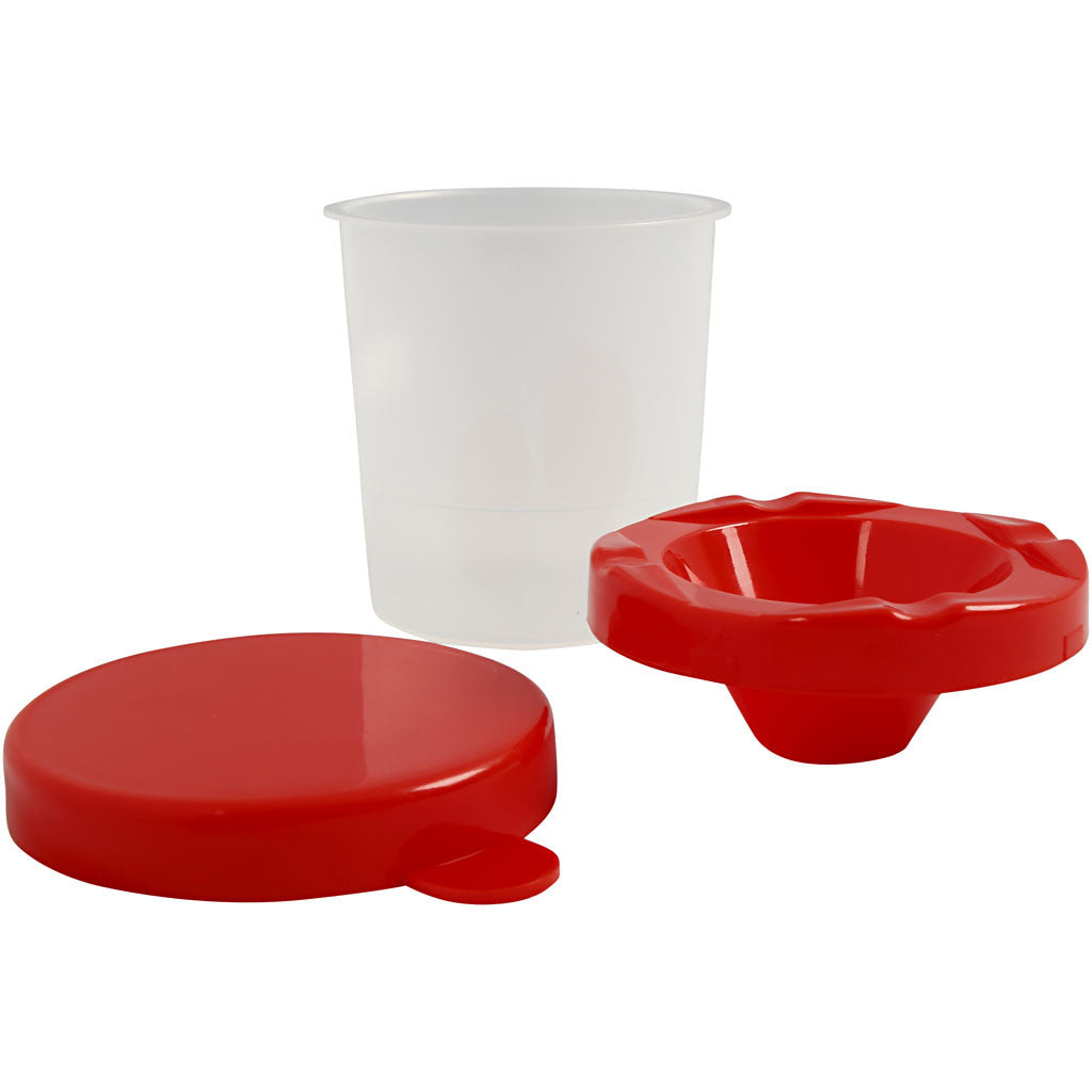 Niet-knoeien pot, H: 8,5 cm, d 8 cm, 250 ml, 15 stuk/ 1 doos [HOB-13176]