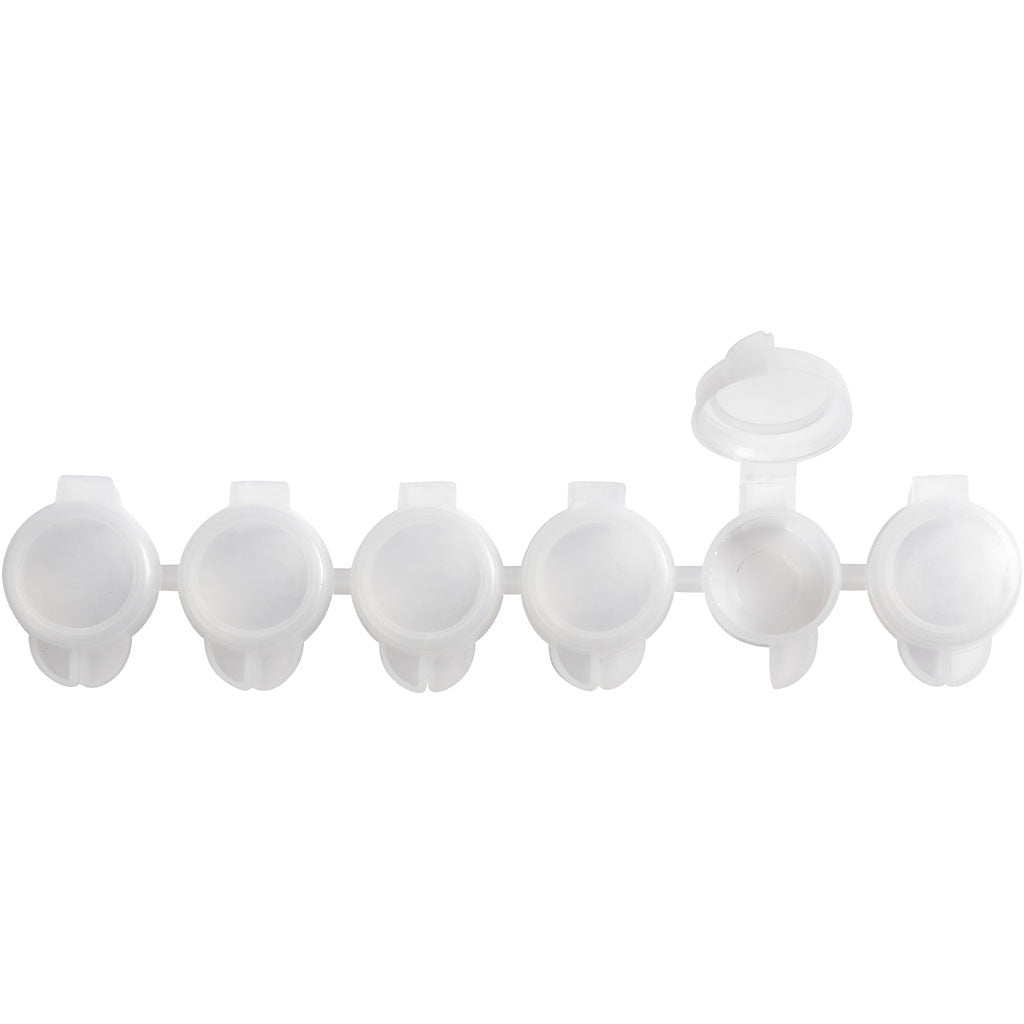 Strip verfpotjes, 20x6 stuk/ 1 doos [HOB-13192]