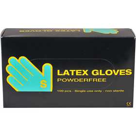 Latex handschoenen, afm small, 100 stuk/ 1 doos [HOB-13222]