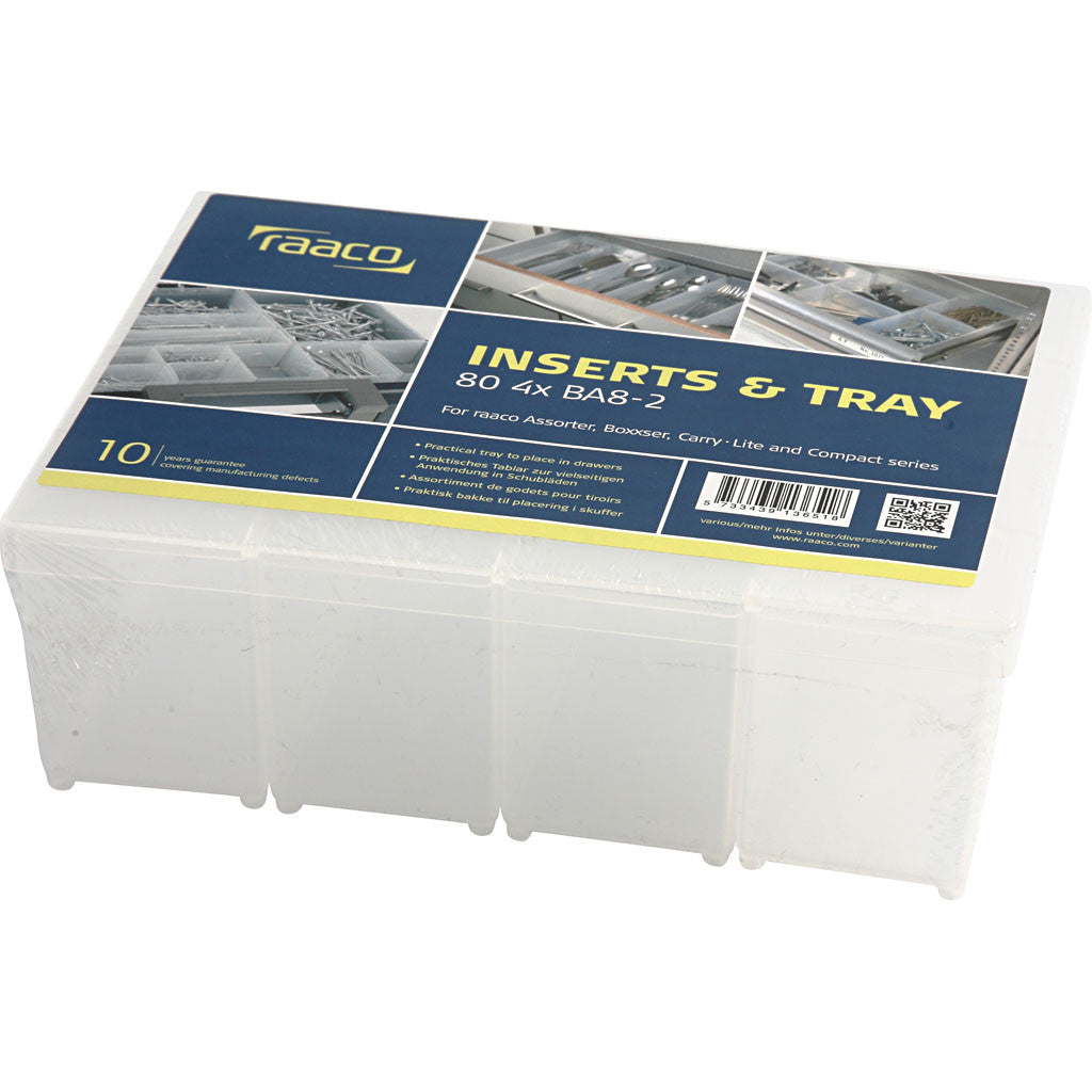 Inzet Box, afm BA8-2, H: 80 mm, afm 157x55 mm, 4 stuk/ 1 doos [HOB-13412]