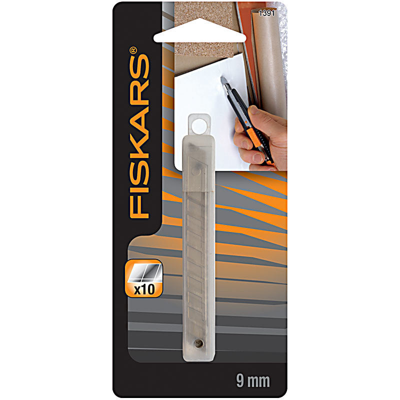 Fiskars Reservemes, B: 9 mm, 10 stuk/ 1 doos [HOB-1391]