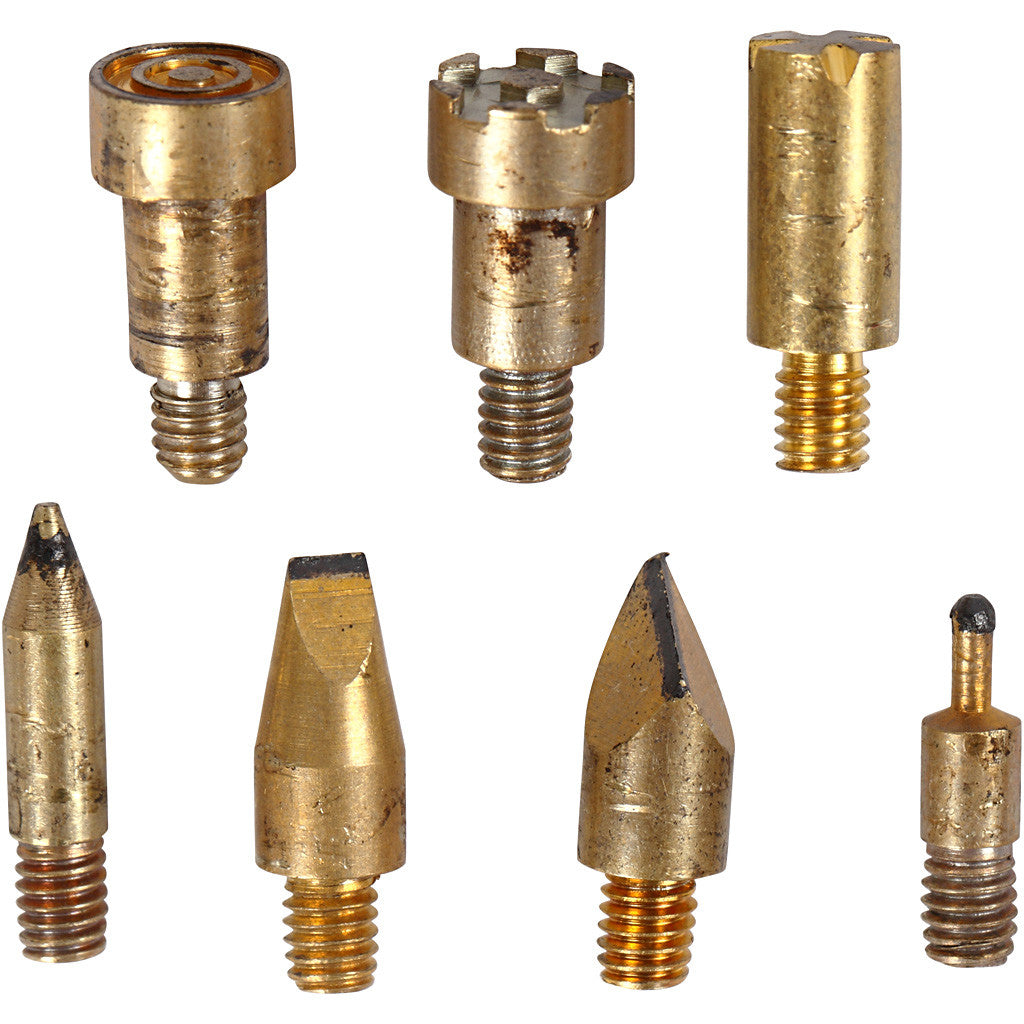 Houtbranden Set, afm 19x3 cm, EU, zwart, rood, 1 stuk [HOB-15131]