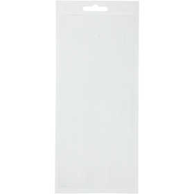 Stickers, randen, vel 10x23 cm, wit, 1 vel [HOB-170049]
