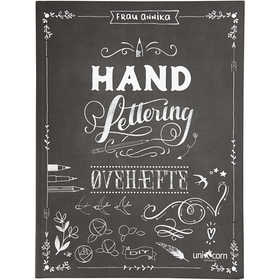 Handlettering - Oefeningen, afm 21x28 cm, dikte 1 cm, Aantal pagina's 63, 1 stuk, Deense tekst [HOB-19291]