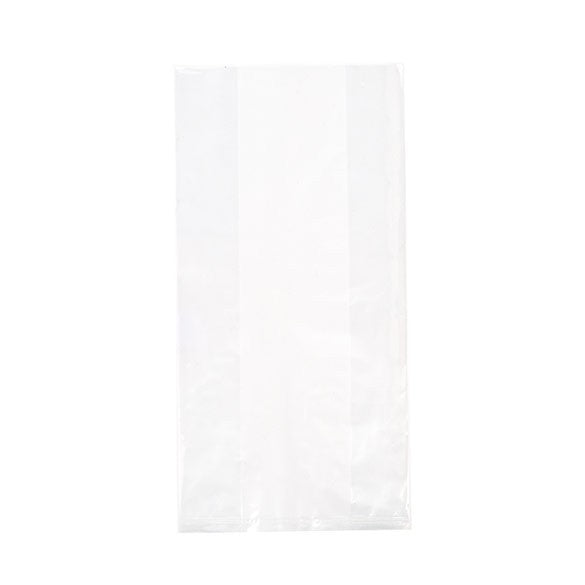 Plastic Zakken 10,2x5x20,3cm met zijvouw (100 stuks) [1GE428]