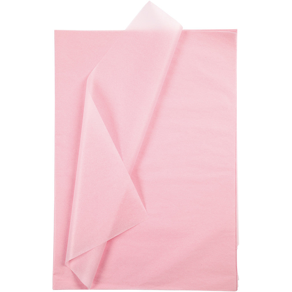Tissue Paper, sheet 50x70 cm,  14 g, light rose, 25sheets
