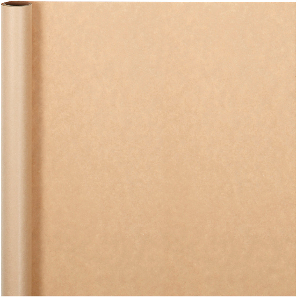 Wrapping Paper, W: 50 cm, 60 g, beige, 5 m/ 1 roll