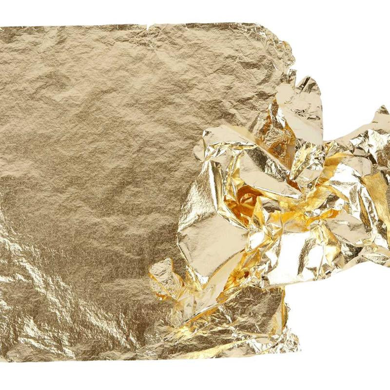 Imitation Metal Leaf, sheet 16x16 cm, gold, 0,625 m2, 25 sheet