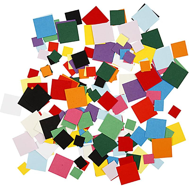 Card Mosaics, square, size 10+15+20 mm, 180 g