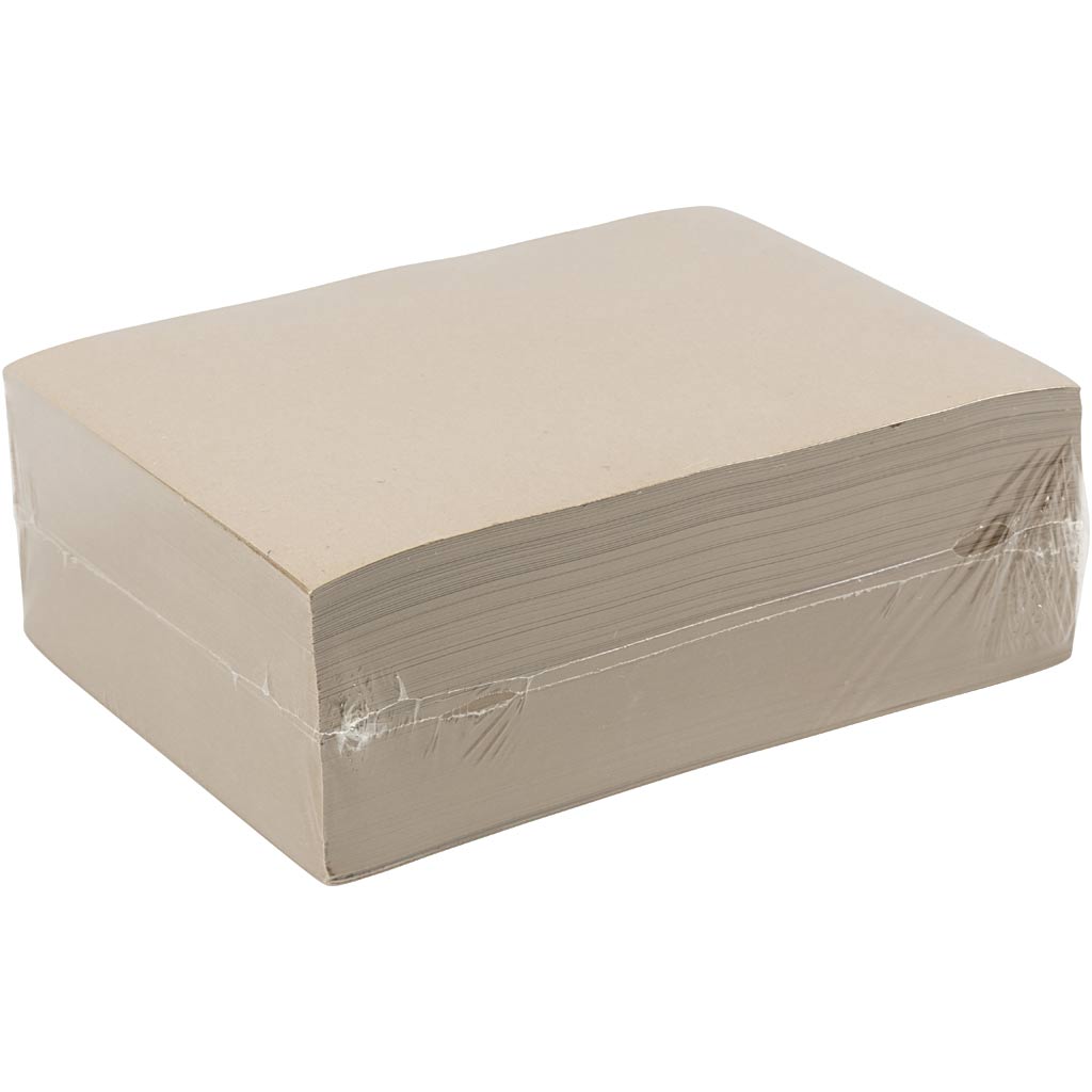 Kraft-Papier, A4, vel 210x297 mm, 135 gr, grijs bruin, 500 vel/ 1 doos [HOB-22134]