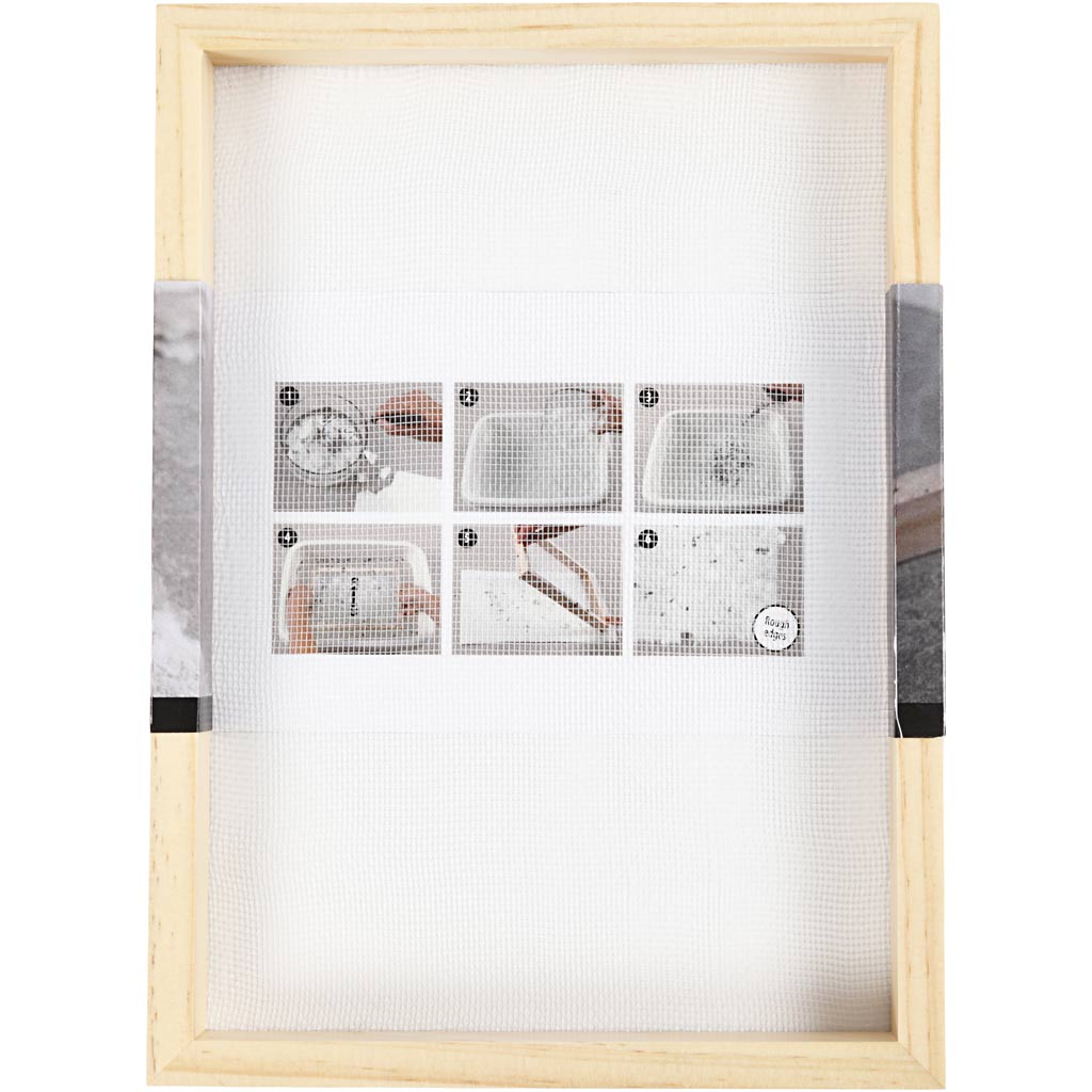 Papiermal met enkel frame, A5, afm 23x17x2cm cm, 20 mesh, 1 stuk [HOB-22797]