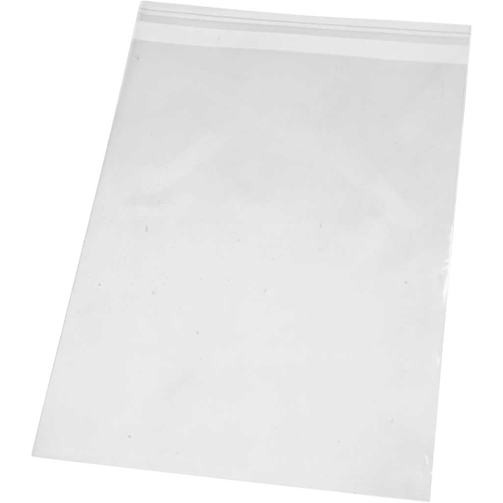 Cellophane Bag, H: 25,3 cm, W: 18 cm, thickness 25 my, 20 pc