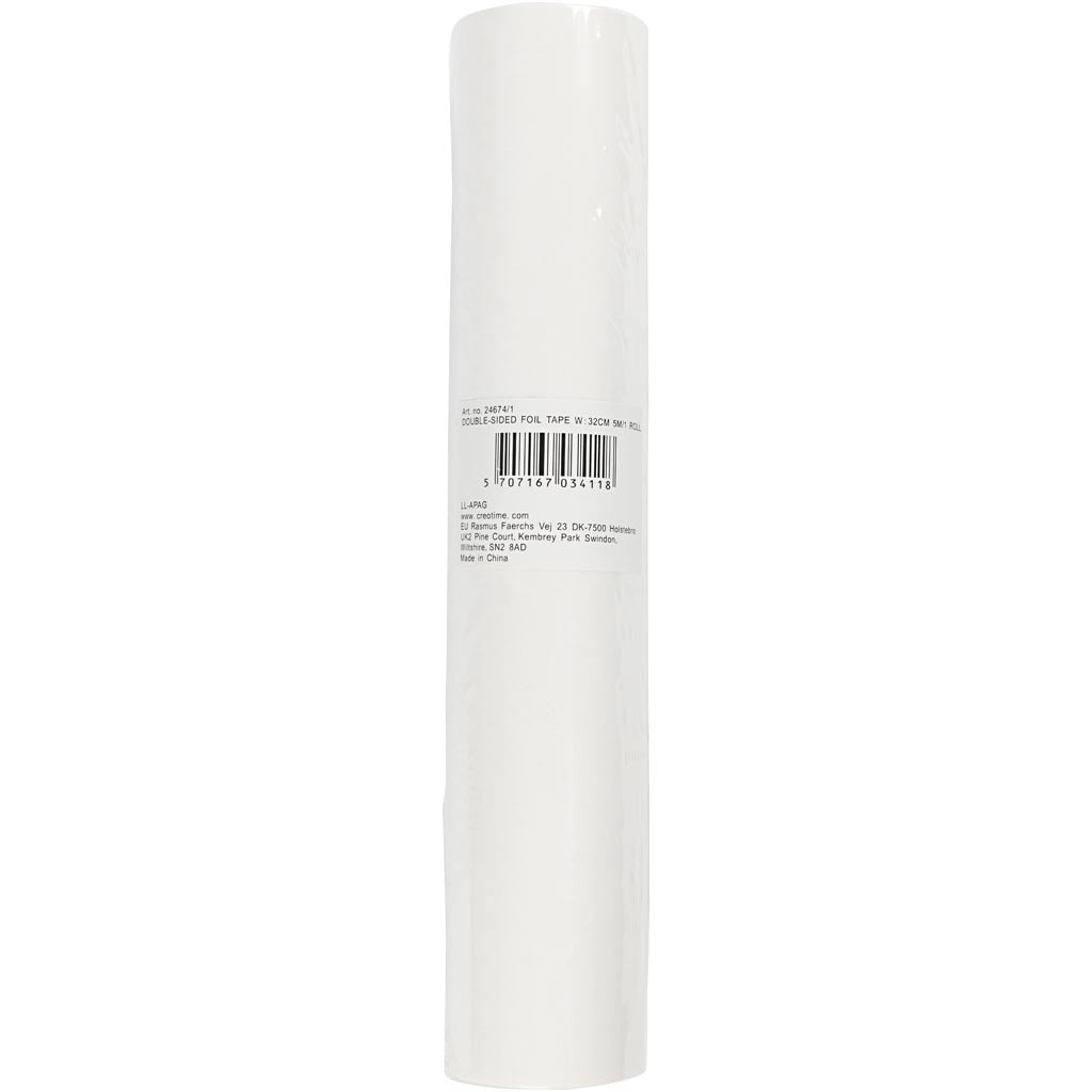 Dubbelzijdig klevend folie, b: 32 cm, rol, 5m [HOB24674]