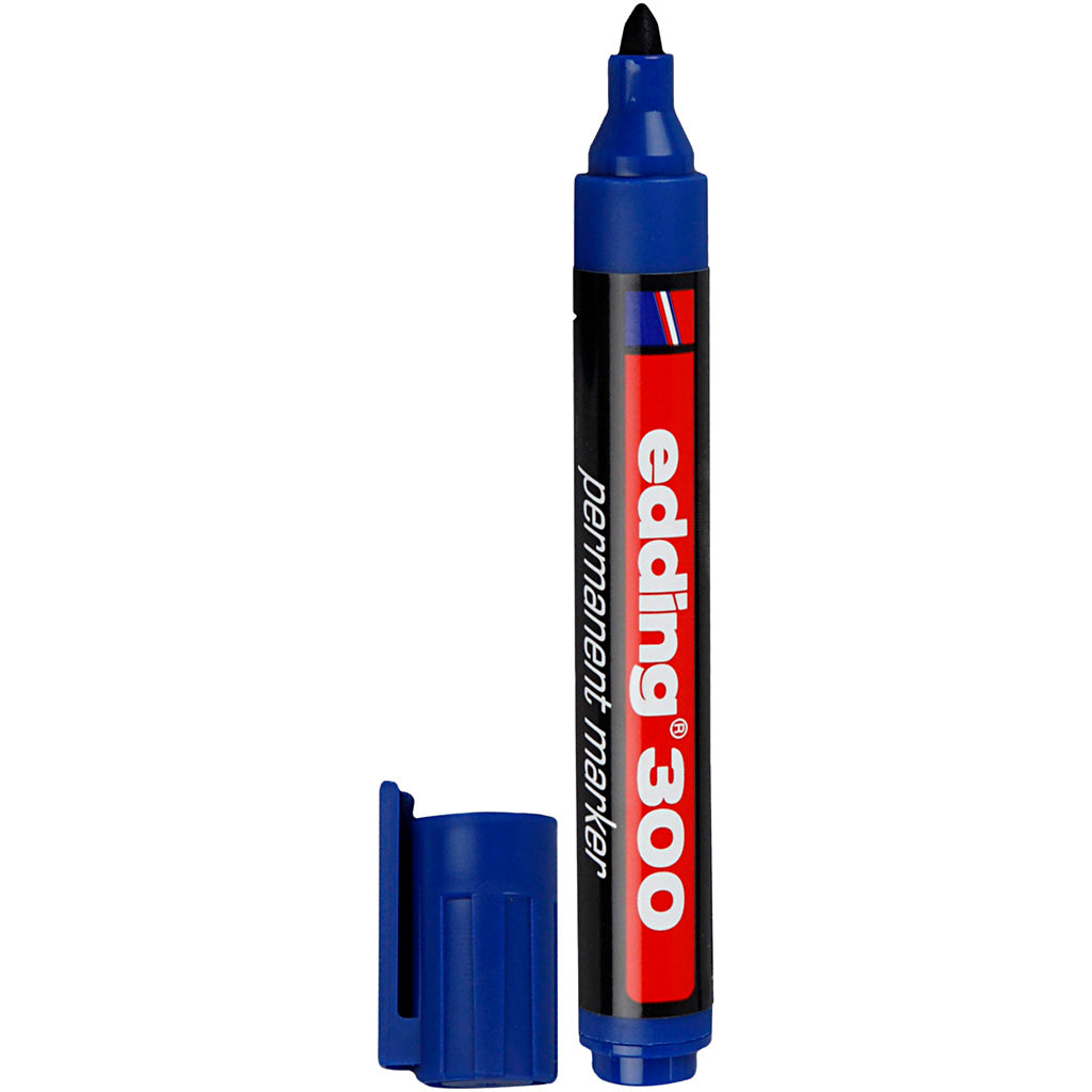 Edding 300 Marker, line 1,5-3 mm, blue